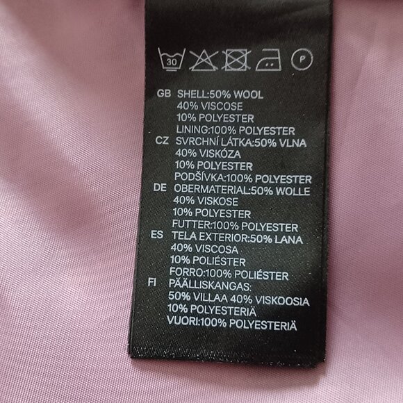 H&M Wool Blend Plaid Mini Skirt - Picture 8 of 13